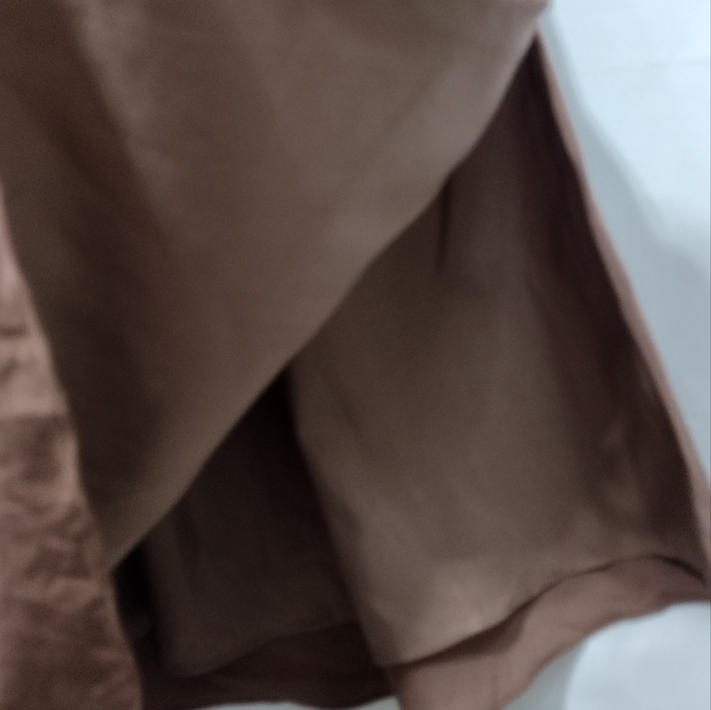 NWT LanTing Bride Wide Leg Wrap Jumpsuit Women's S Brown Retro 90s Y2K Weddings - Picture 7 of 14